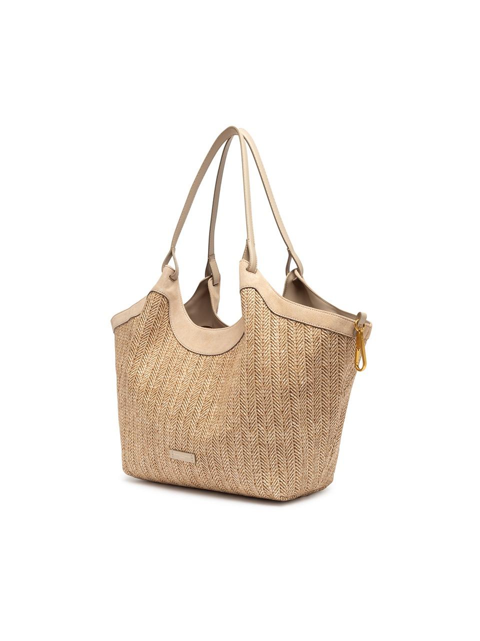 shopping dua grande paglia spigata BS12340 SABBIA GIANNI CHIARINI 