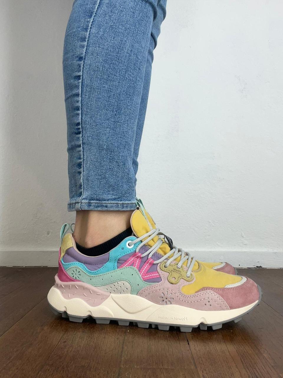 sneakers yamano3 YAMOMO31H07 PINK OGRA FLOWER MOUNTAIN 