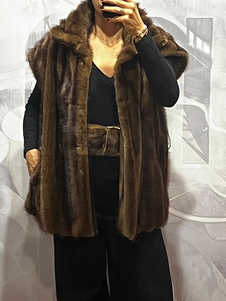 gilet in ecopellicci D38V0911 VI Souvenir 