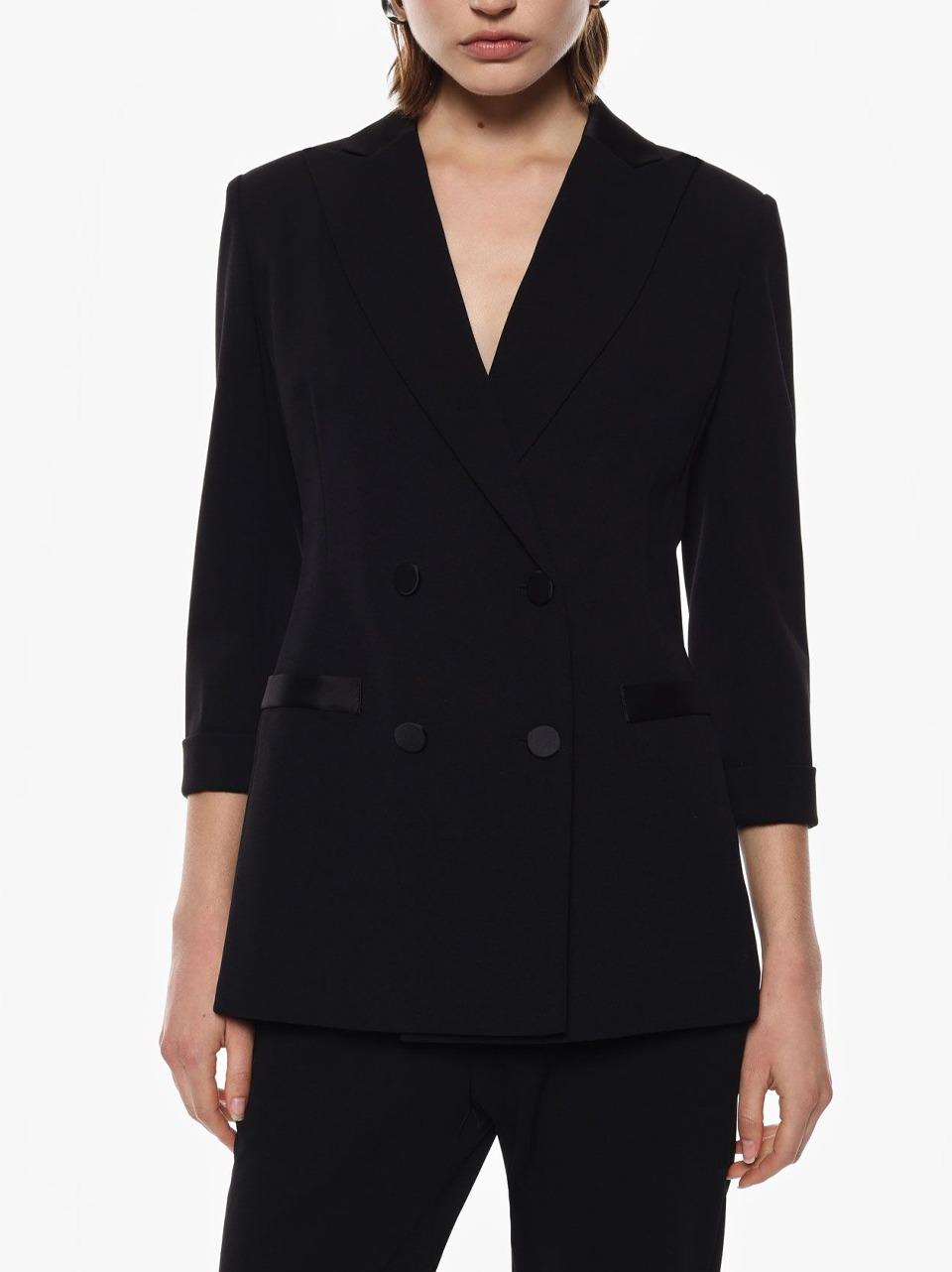 giacca crepe JU25KAW N SELECTED 