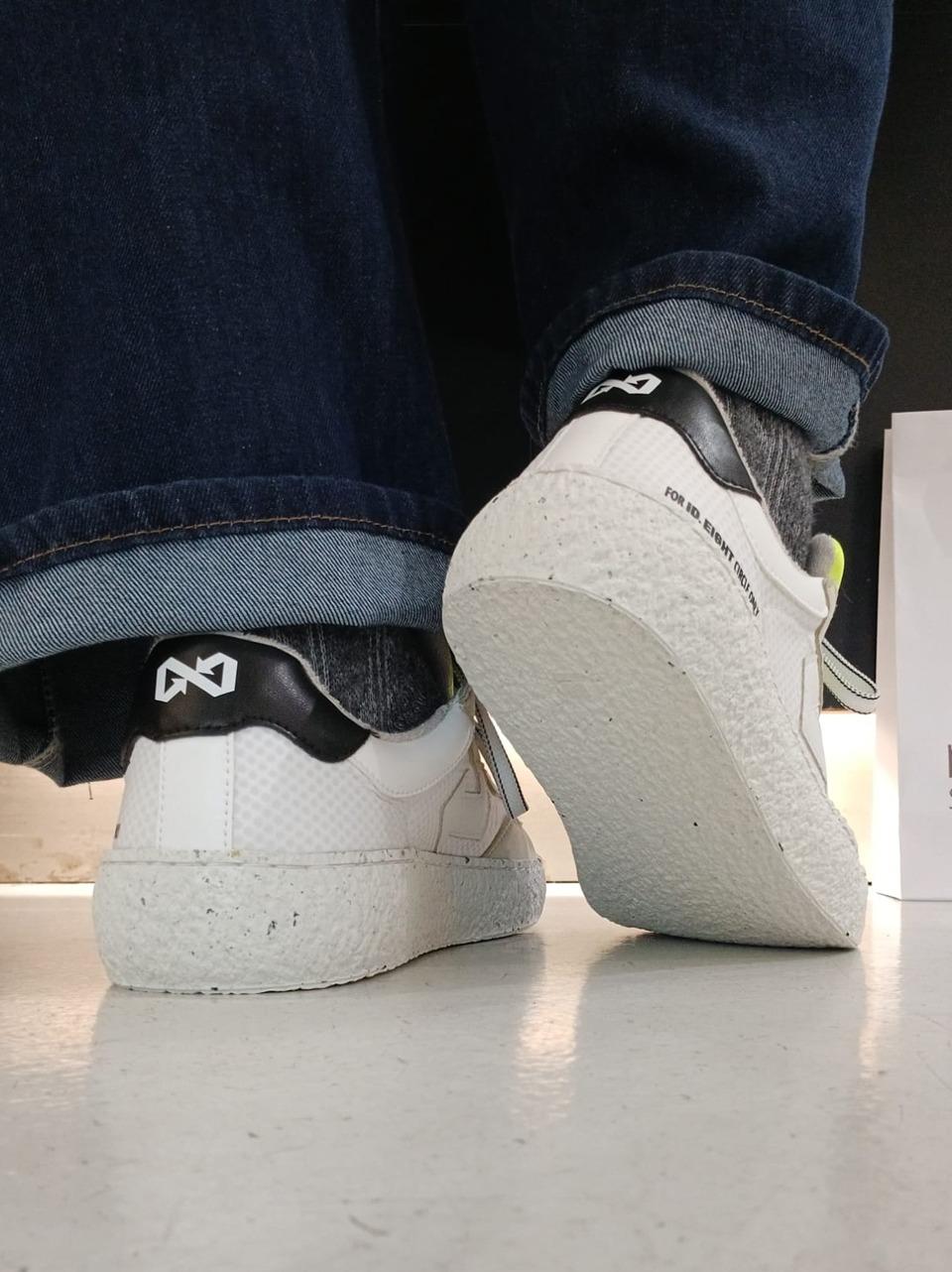 sneakers uriduri URIDURI WHITE CRINCLE ID.EIGHT 