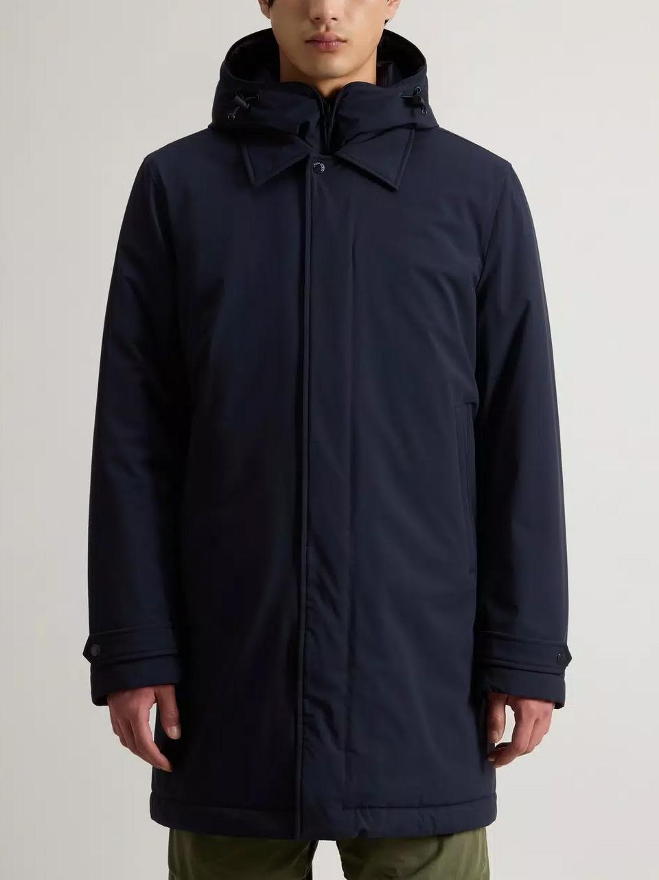 piumino liscio strech lungo OU0928 3989 WOOLRICH 