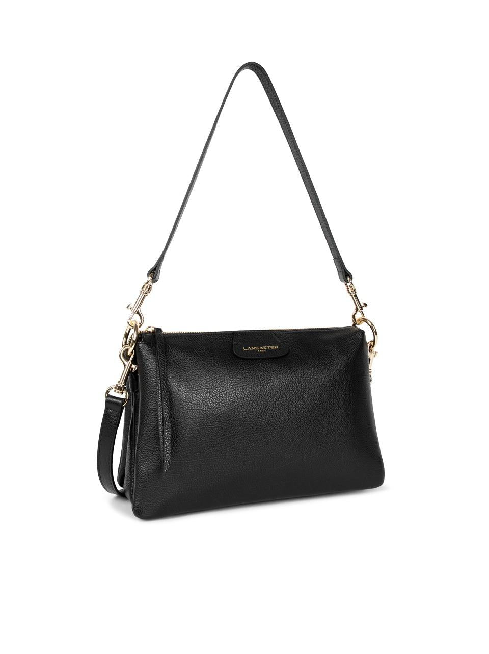 borsa 3 soffietti grande 529-74 NERO LANCASTER 