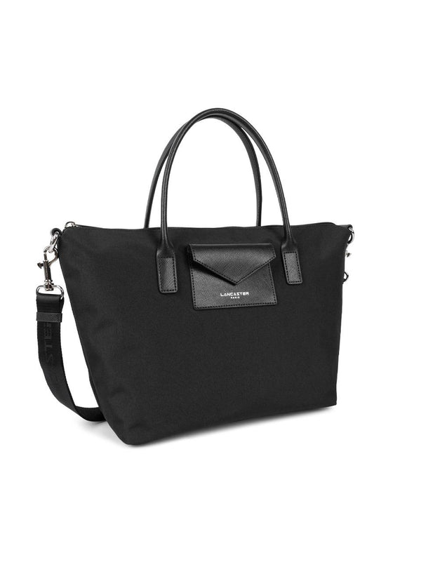 borsa shopping con tracolla 516-36 NERO LANCASTER 
