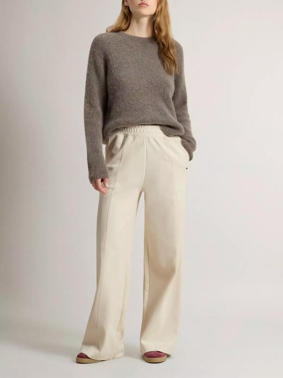 pant felpa super soft interloc zippata CFWWTR2004 FRUT 5051 MILKY WOOLRICH 