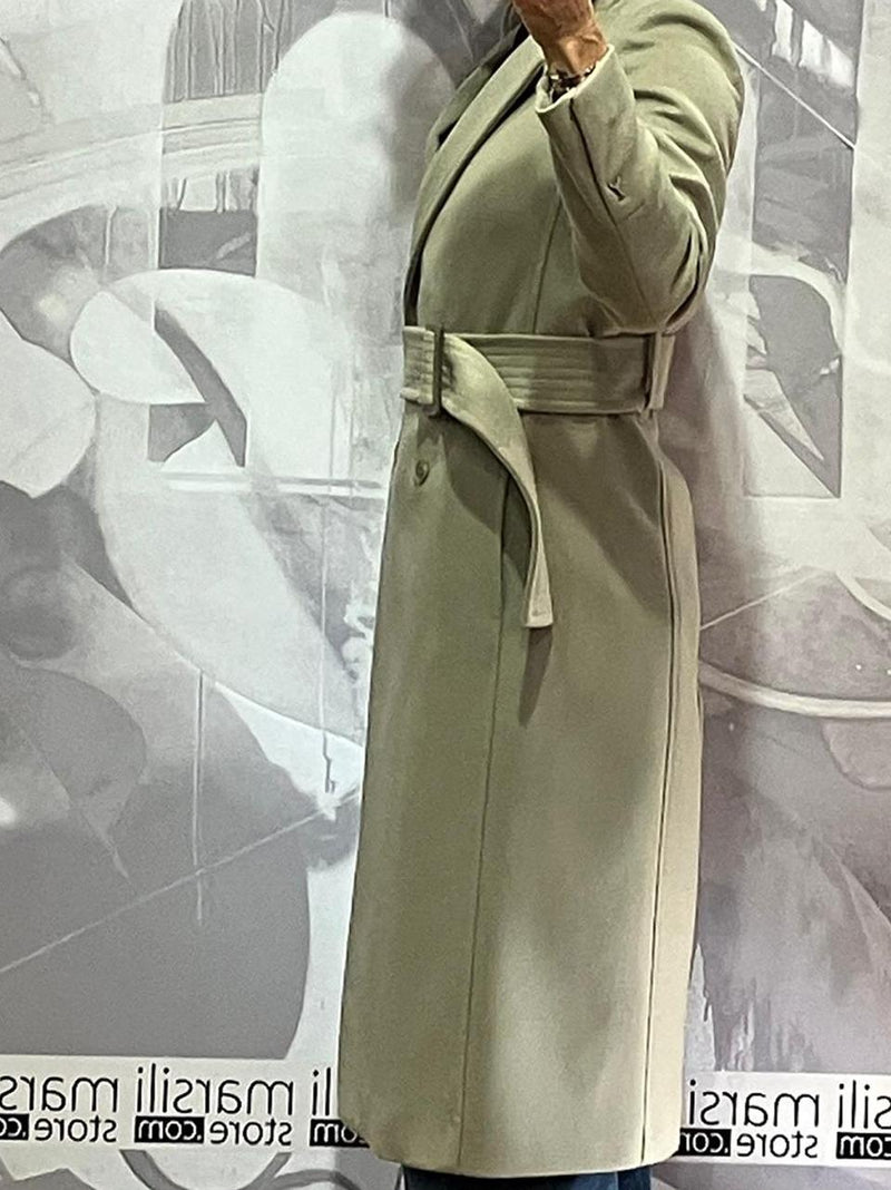 cappotto con fusciacca 2O0195 GREIGE Patrizia pepe 