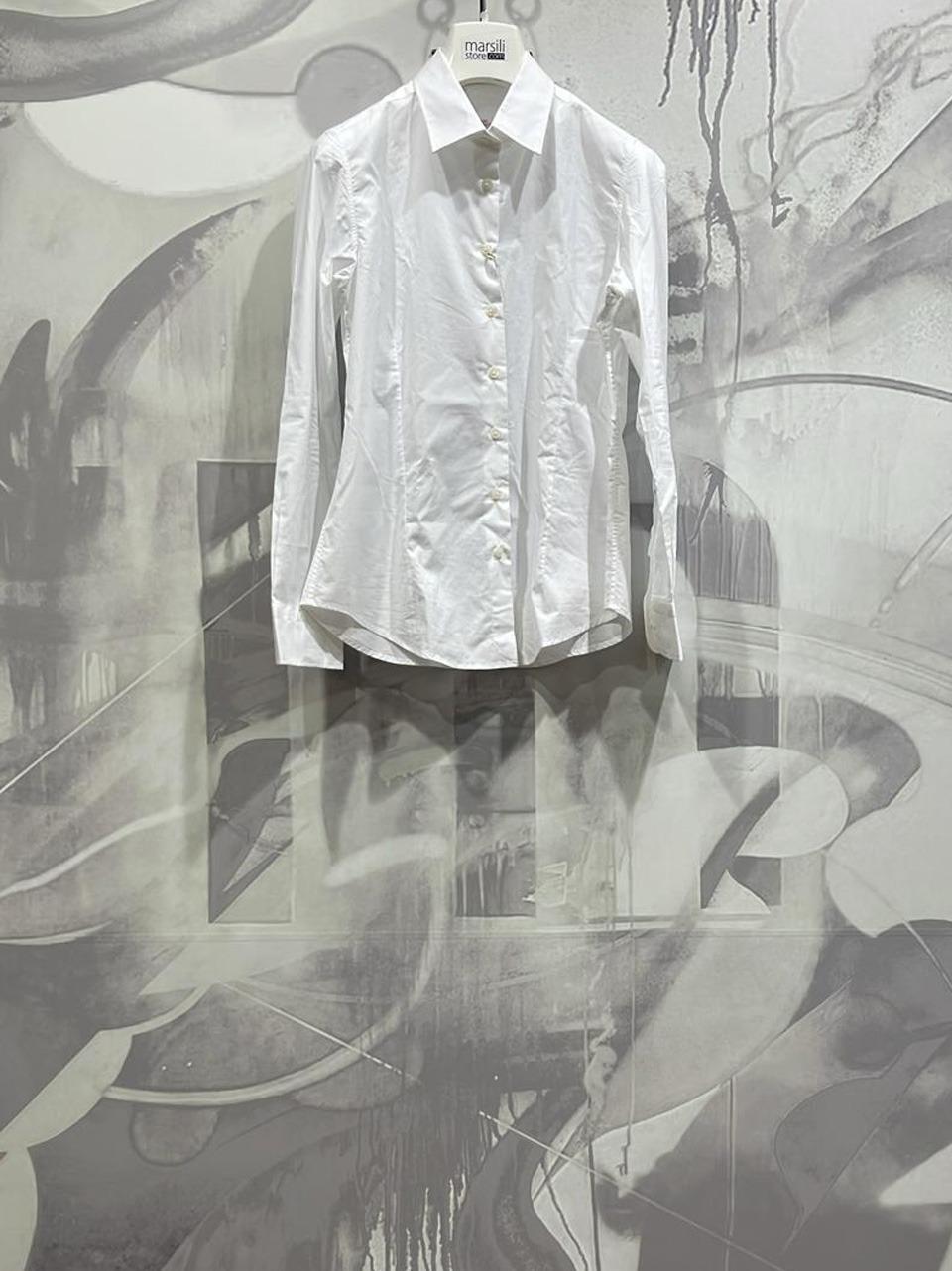 camicia cotone stretch PAOLA B BASTONCINO 