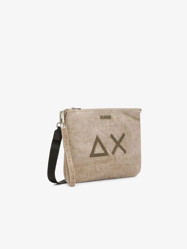 borsa pochette back velvet CPX45201 GRIGIO SUN 68 