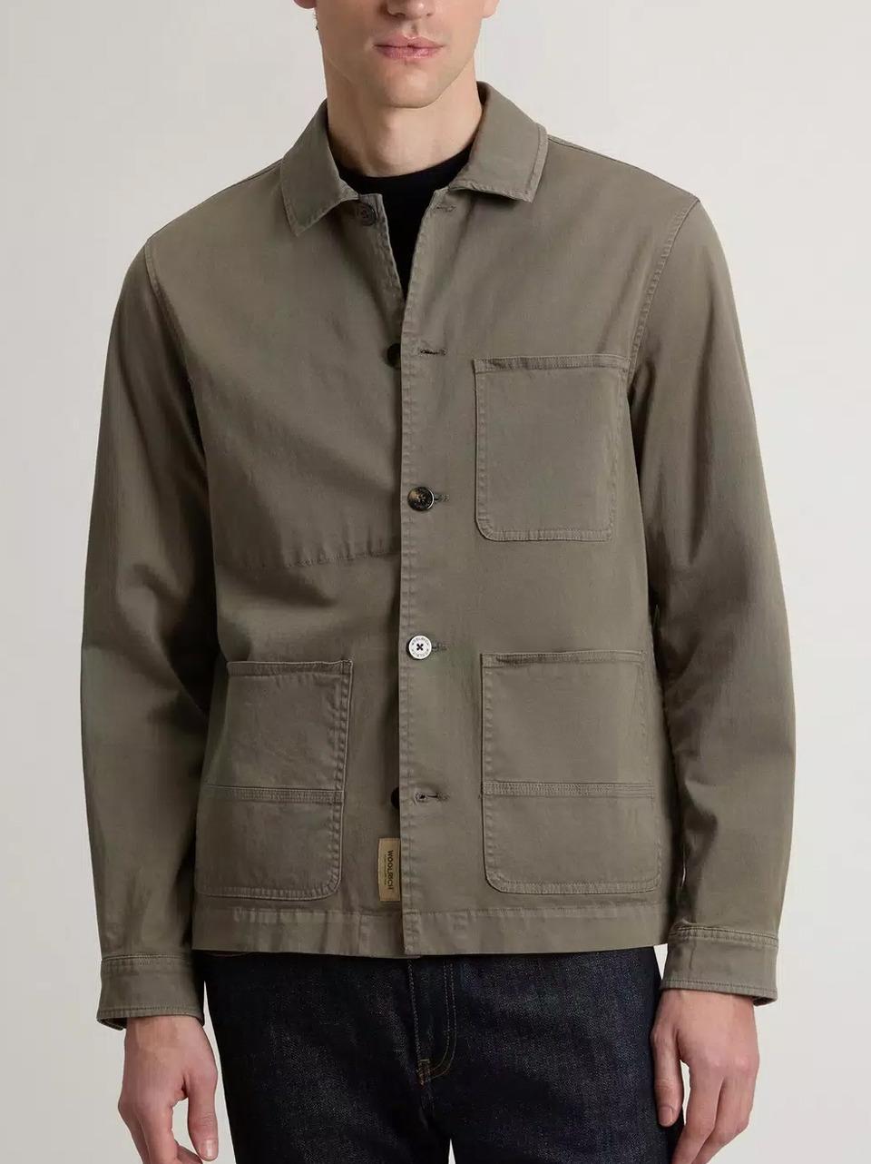 blazer cotone lavato OS2042UT5262 6667 WOOLRICH 