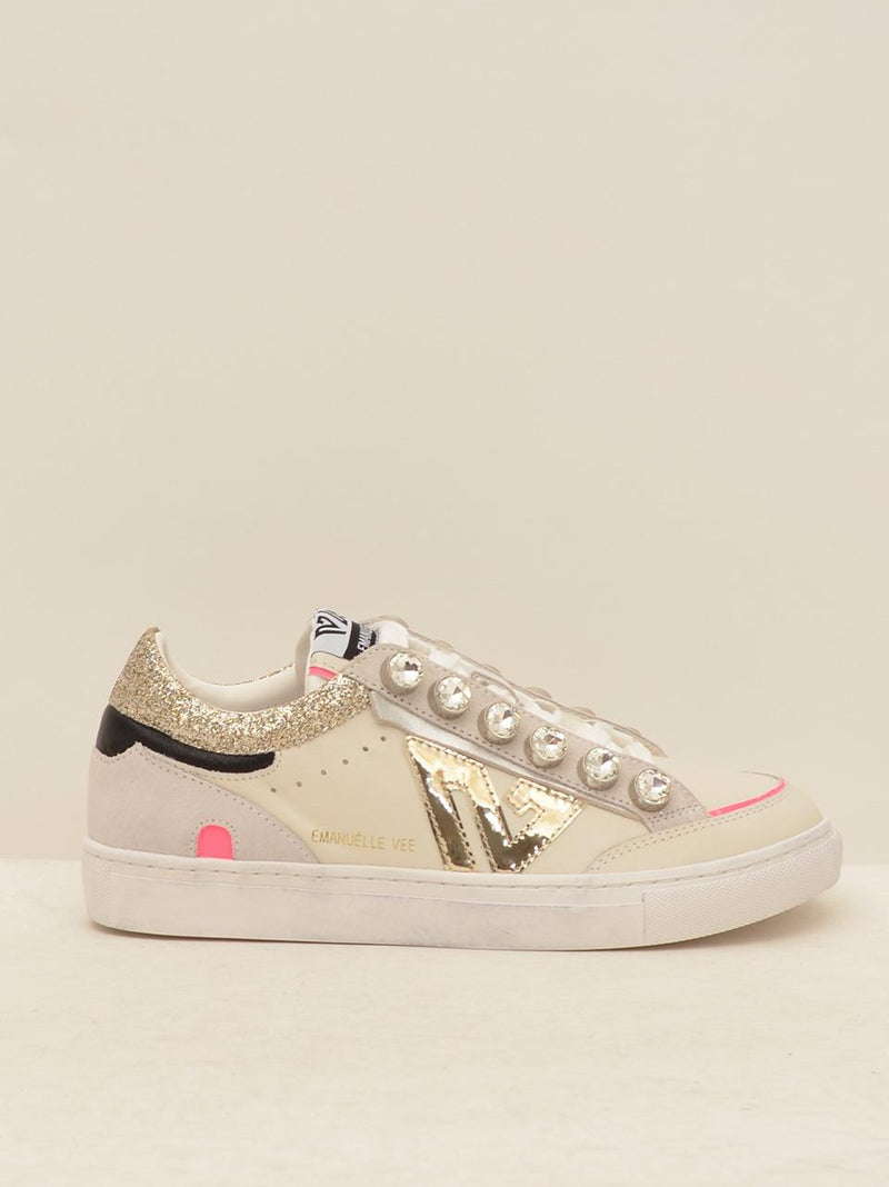  12-P003CB MULTY WHITE GOLD EMANUELLE VEE 