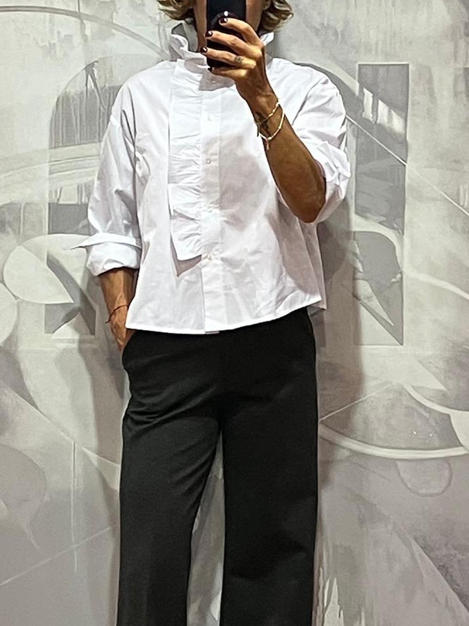 camicia collo plisse NOCE B 1978 