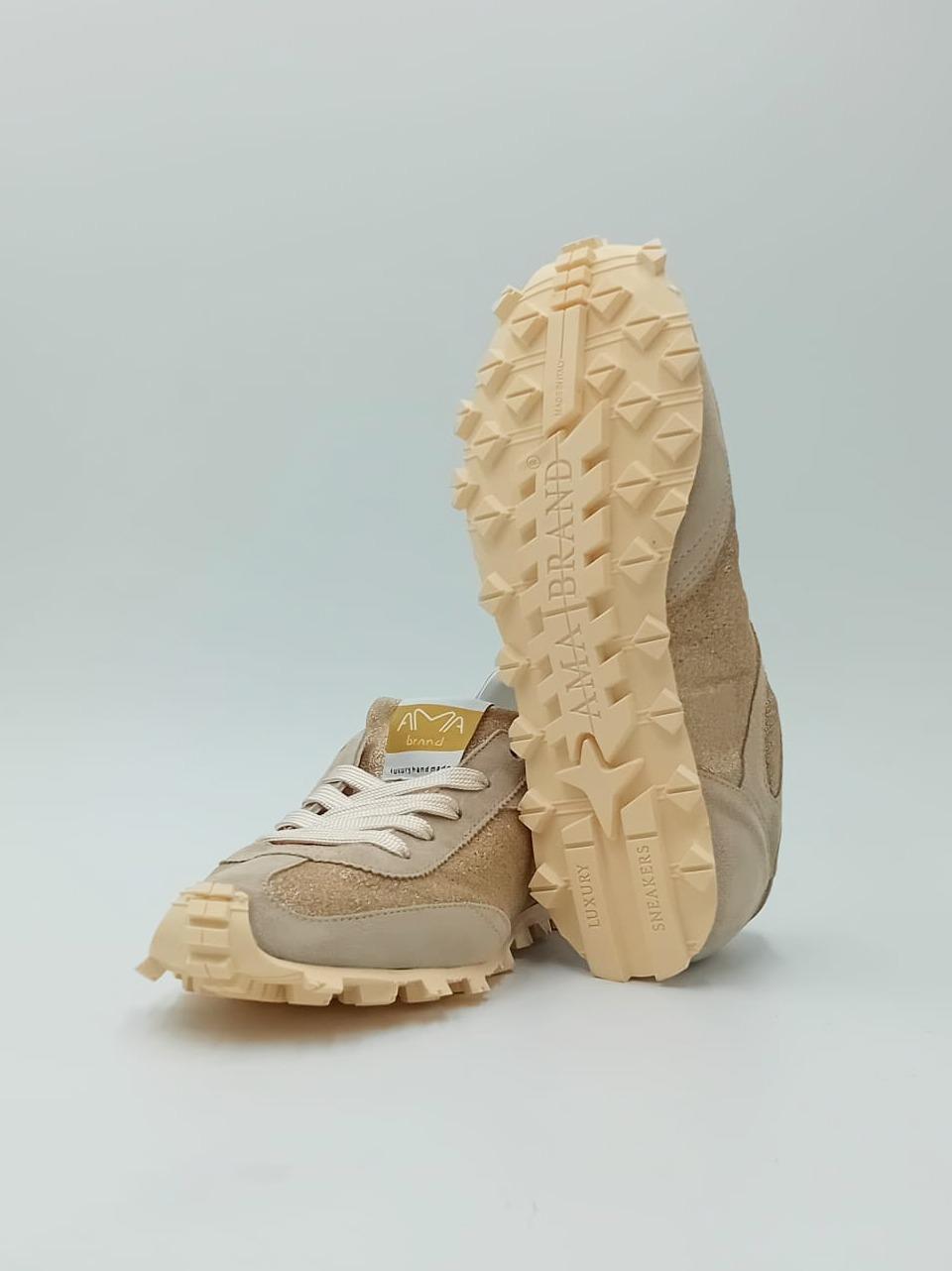 sneakers atletic 4657 GOLD AMA brand 