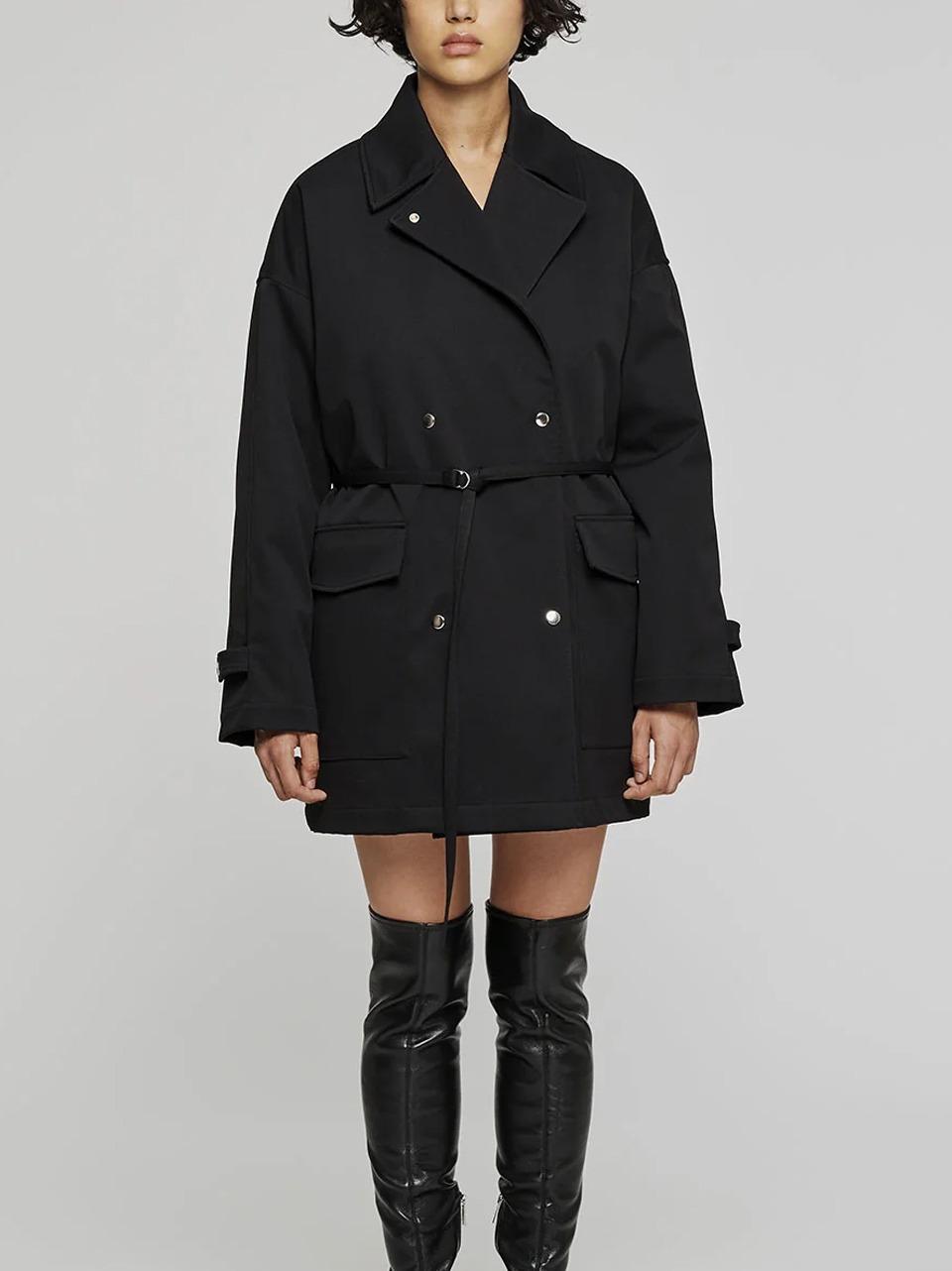 trench gabardina puffy cinturina 9322 990 oof 