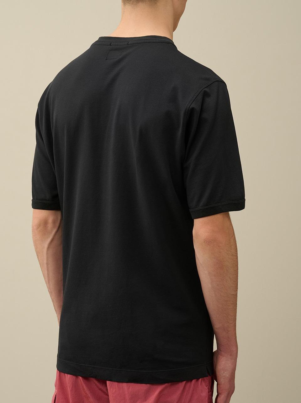 t-shirt con bottoni 16CMTS246A006263G N C.P COMPANY 