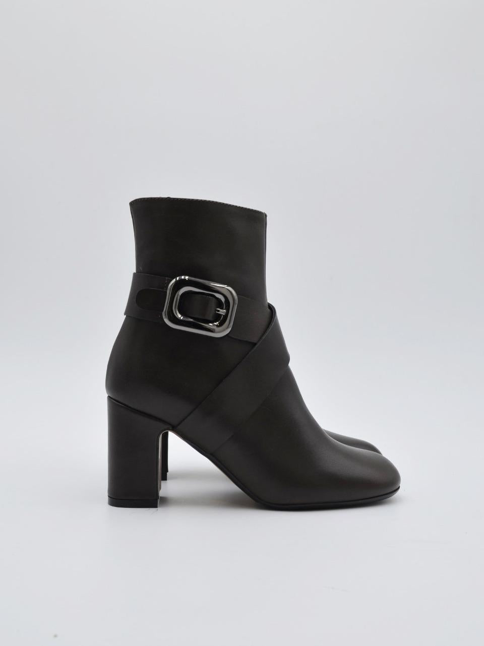 stivaletto col laccioalla caviglia  tacco h 70mm 3111 SIGARO MATTEO PITTI 