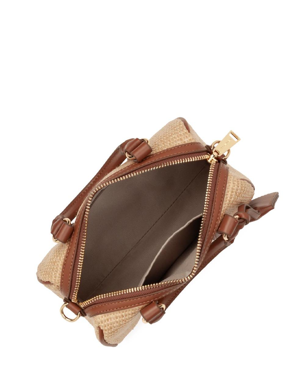 bauletto rafia 518072 COGNAC LANCASTER 