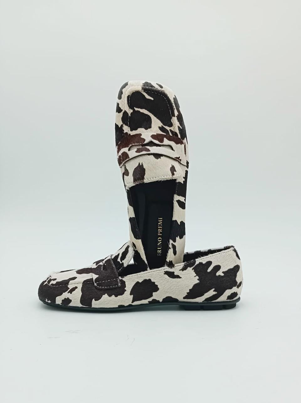 mocassino con passante forma asimmetrica BM1605X MUCCA BRUNO PREMI 