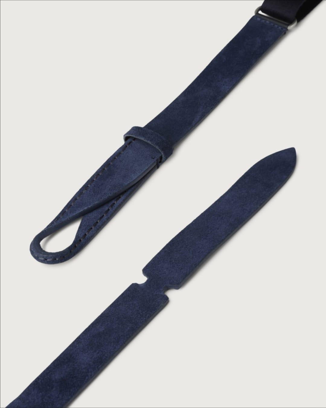 cintura nobuckle camoscio e tessuto NB0002 SUEBLU ORCIANI NOBUCKLE 