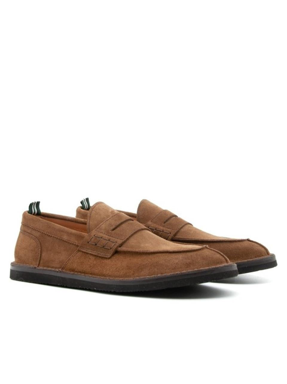 mocassino con passante ideal suola in gomma 1013 LIGTHSABBIA GREEN GEORGE 