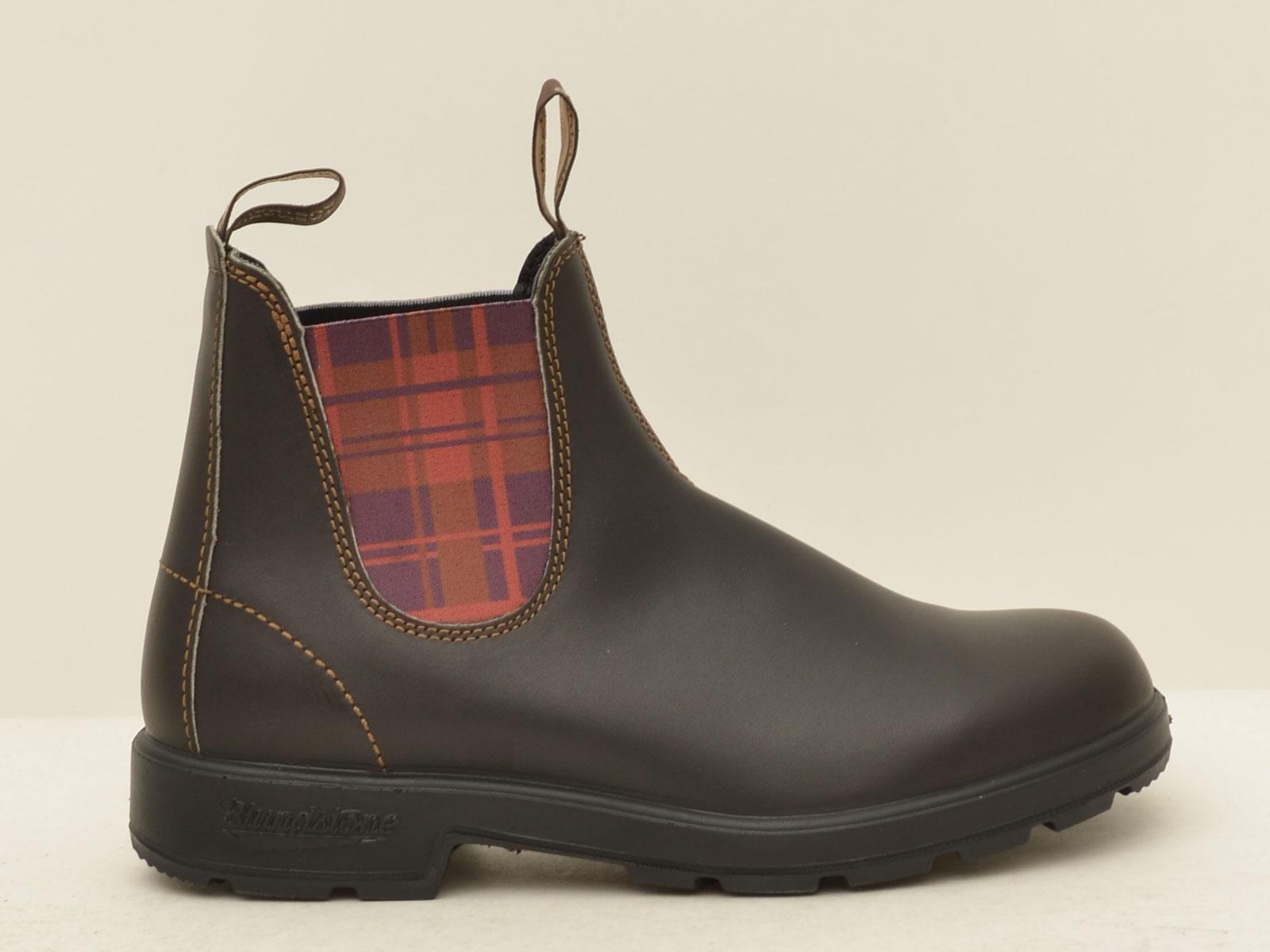 beatles elastico  tartan rosso 2100 BC BROWN LETHER BROWN Blundstone 