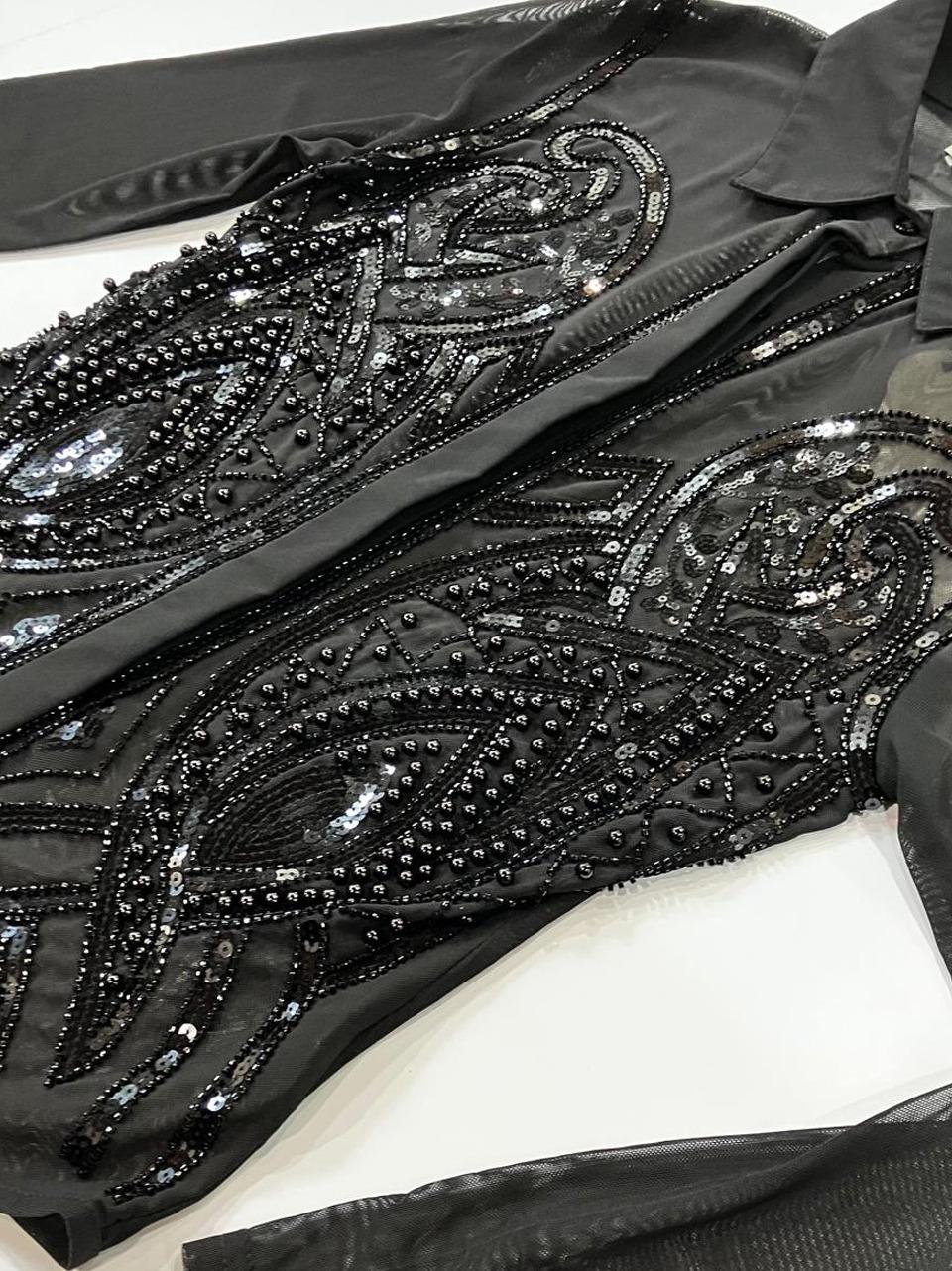 body camicia S38M1372 NERO Souvenir 