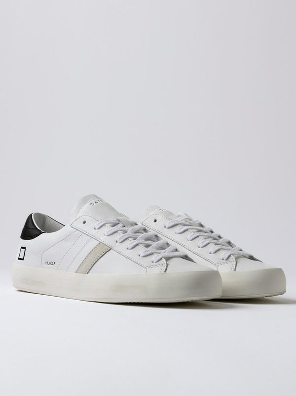 sneakers hill low HL-CA-WB WHITE BLACK D.A.T.E 