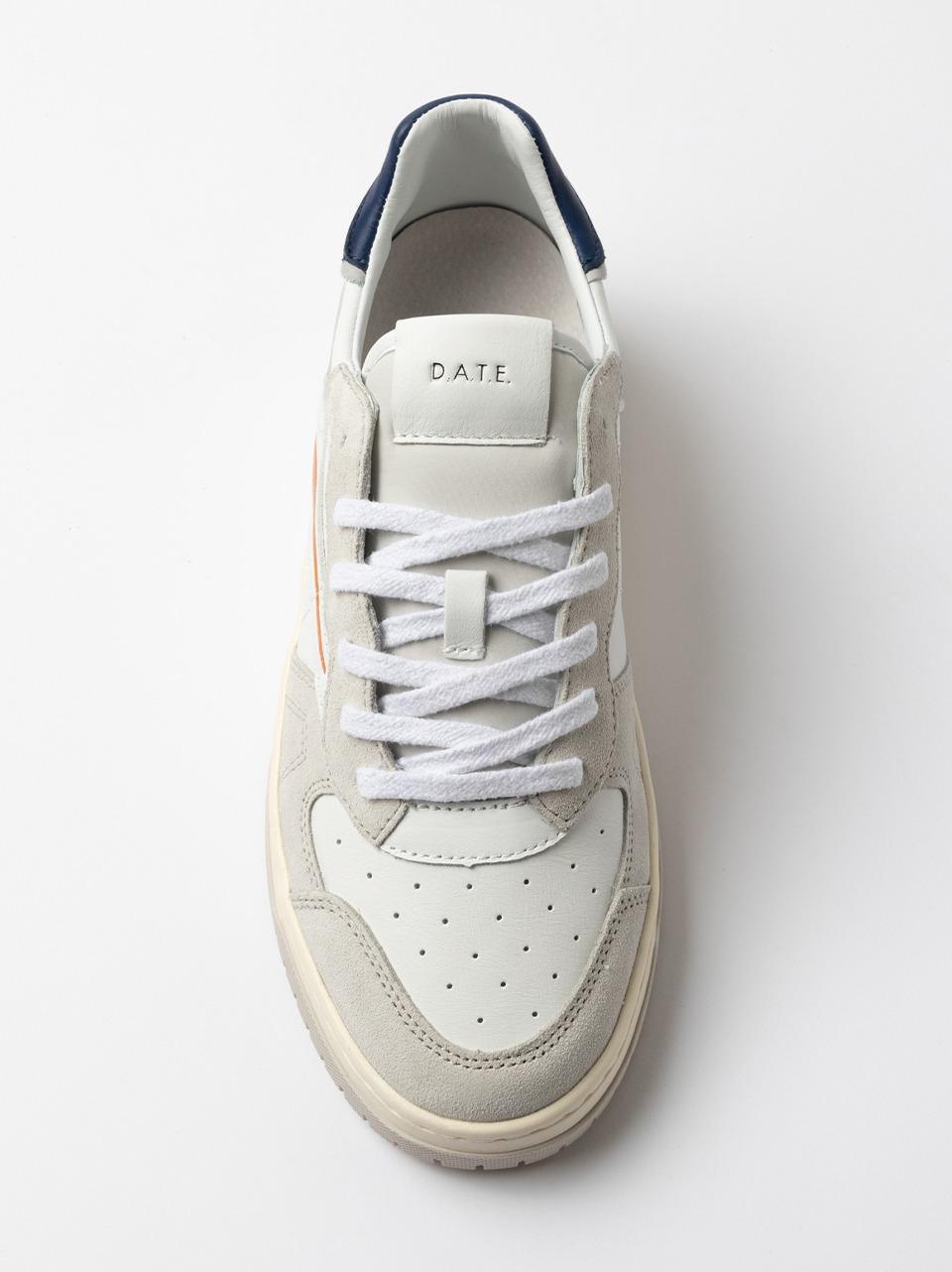 sneakers torneo TO-PSF-WL WHITE BLU D.A.T.E 