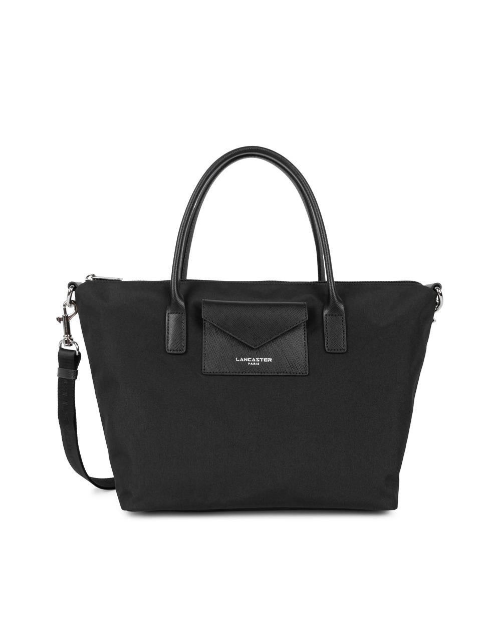 borsa shopping con tracolla 516-36 NERO LANCASTER 