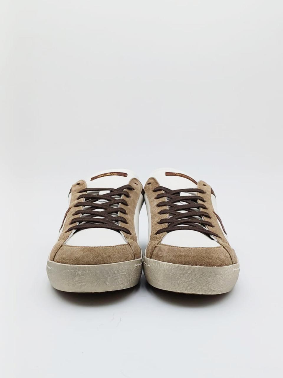 sneakers timeless 4437 BIANCO SABBIA AMA brand 