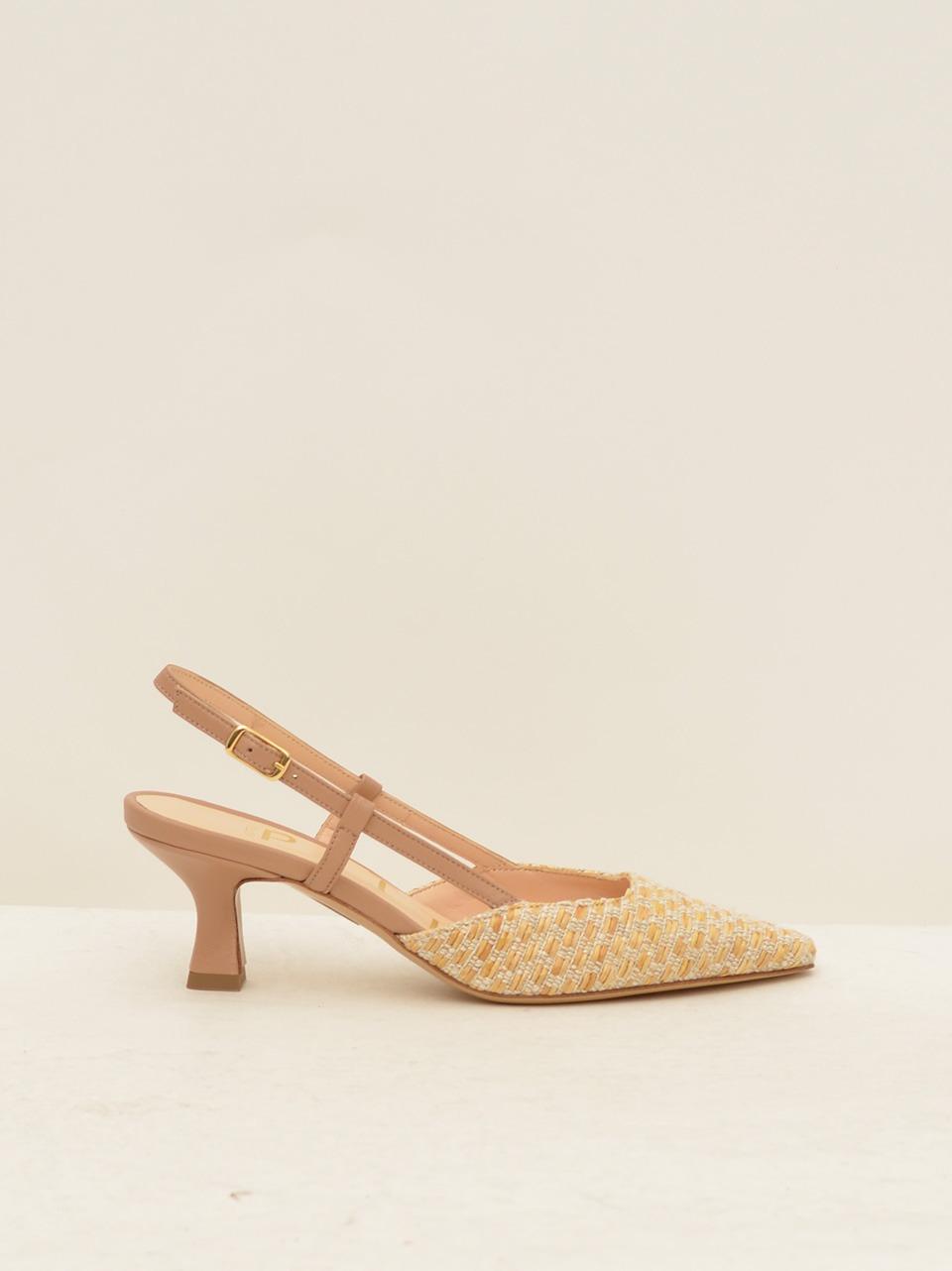 chanel rafia tacco 40 1100 NATURE MATTEO PITTI 