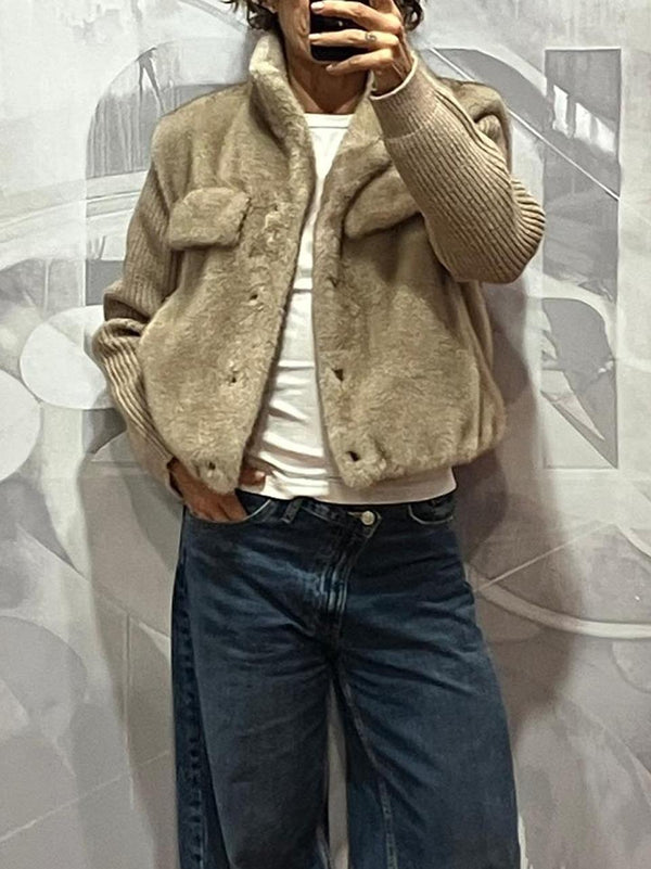 bomber ecopelliccia PE0141 N SEVENTY 