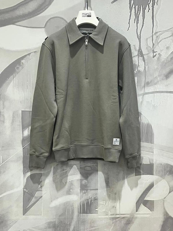 felpa taglio polo con zip BOSS FELPA FFERR DEPARTMENT FIVE 