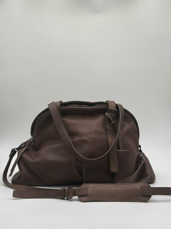 borsa grande con maici e tracolla BS9104 TAUPE REHARD 
