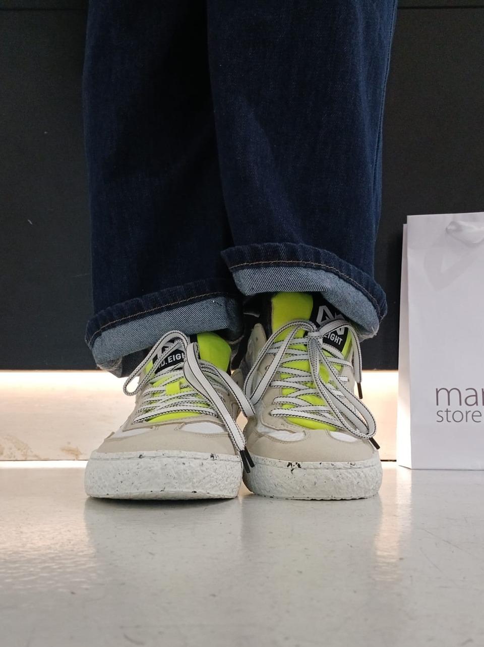 sneakers uriduri URIDURI WHITE CRINCLE ID.EIGHT 