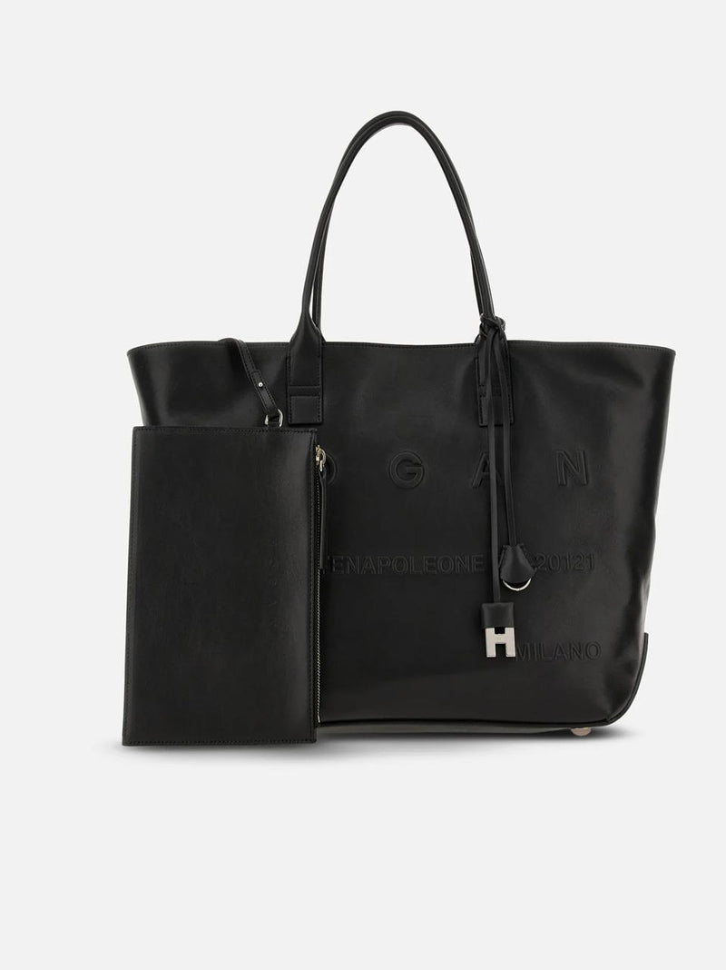 borsa address shopping KBW01TA0300TZPB999 NERO HOGAN 