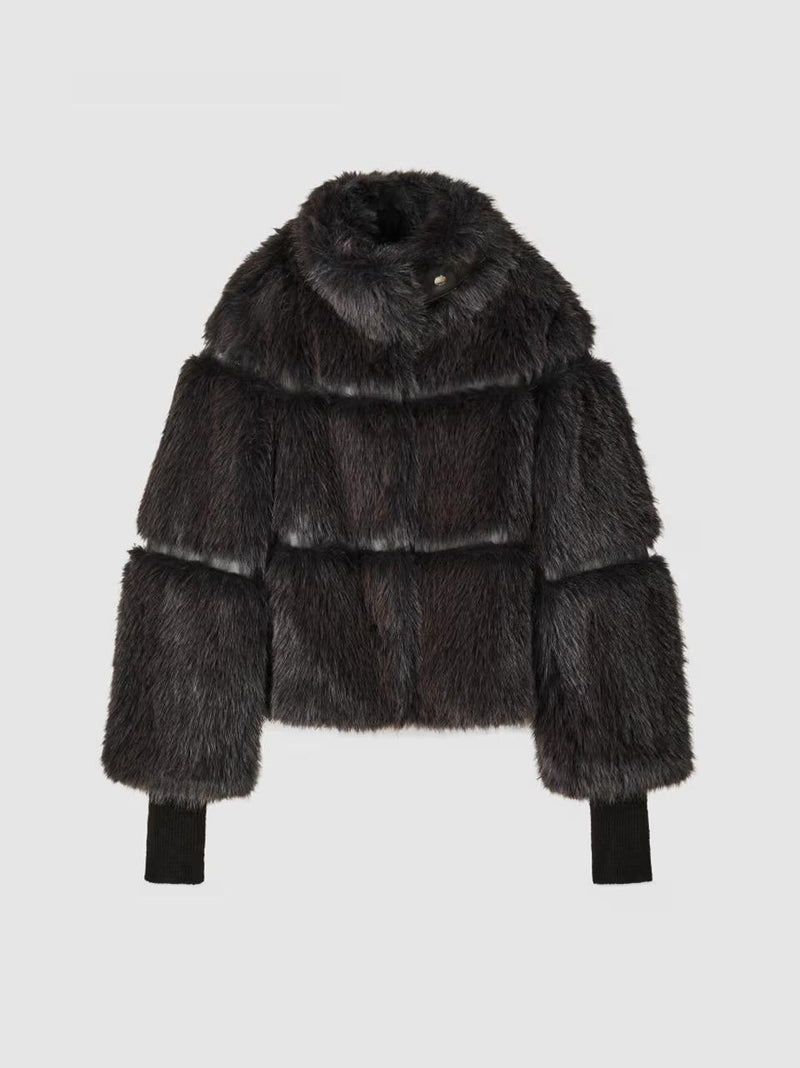 ecopelliccia giubbino 2O0174 CHOCOLATE Patrizia pepe 