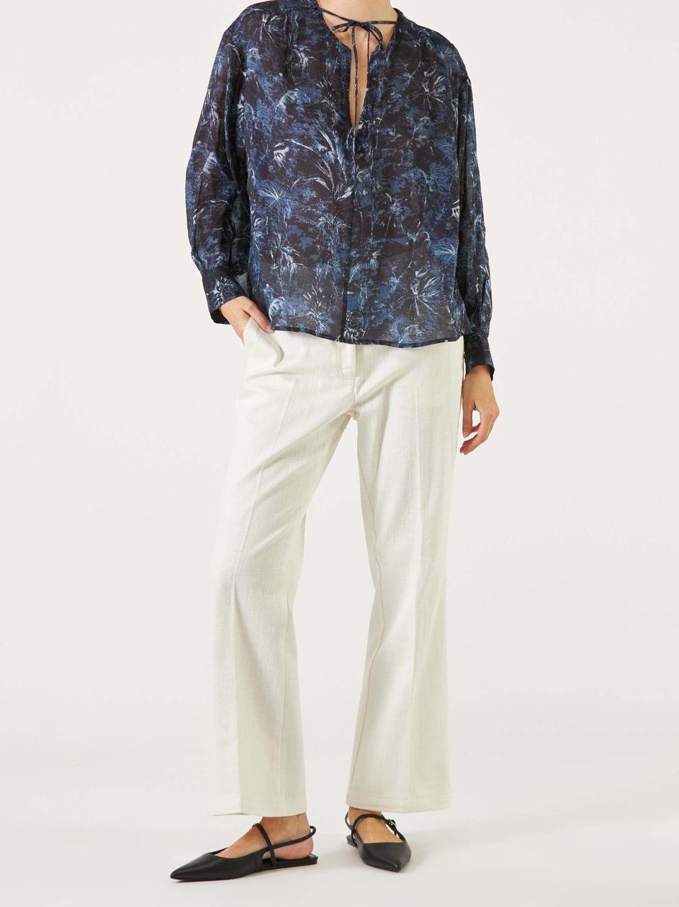 pantalone canvas streetch LAVANDA 0040 ATTIC AND BARN 