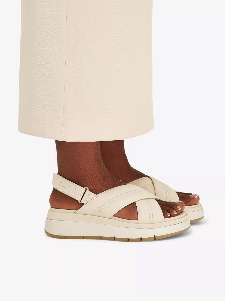sandalo incrocio 181470 CREAM Clarks 