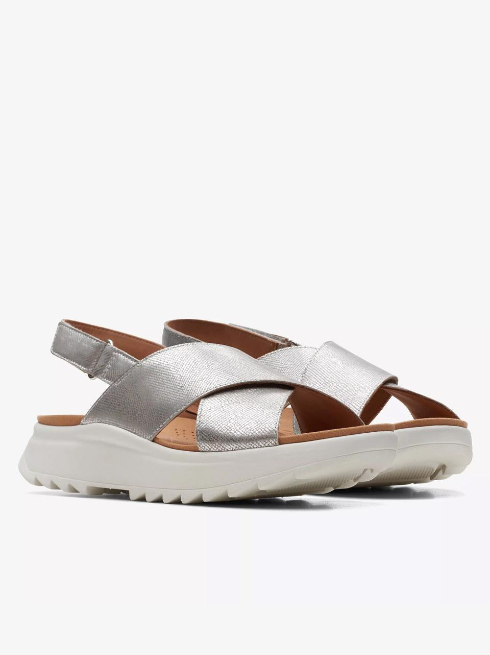sandalo incrocio 171951 SILVER Clarks 