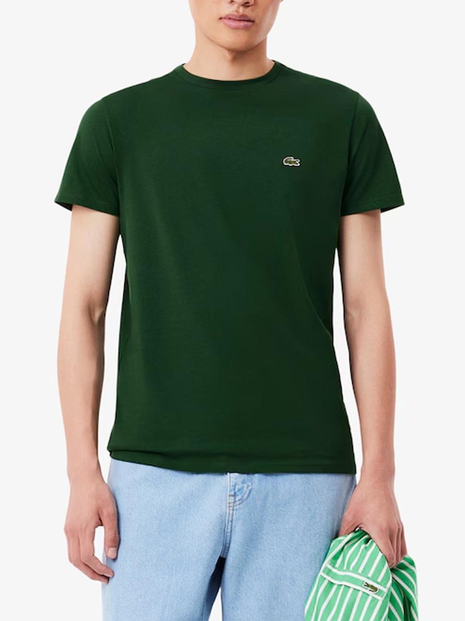 t shirt in pima TH6709 132 LACOSTE 