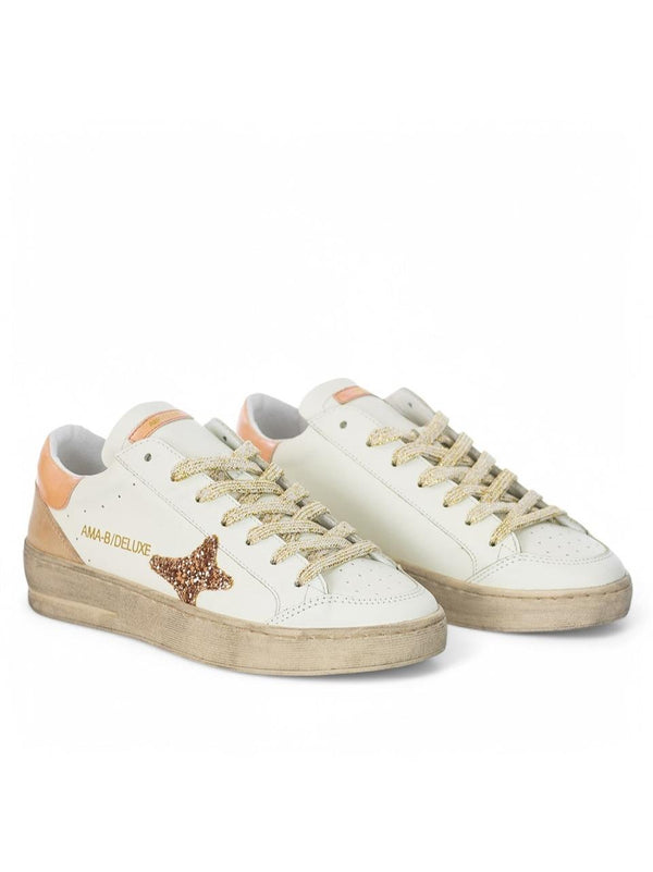 sneakers slam 4040 AVORIO SALMONE AMA brand 