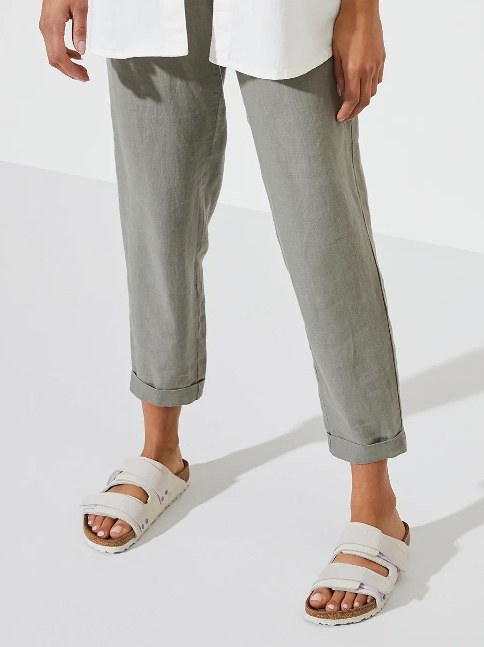 sabot uji camoscio nabuk UJI1024822 ANTIQUE WHITE BIRKENSTOCK 