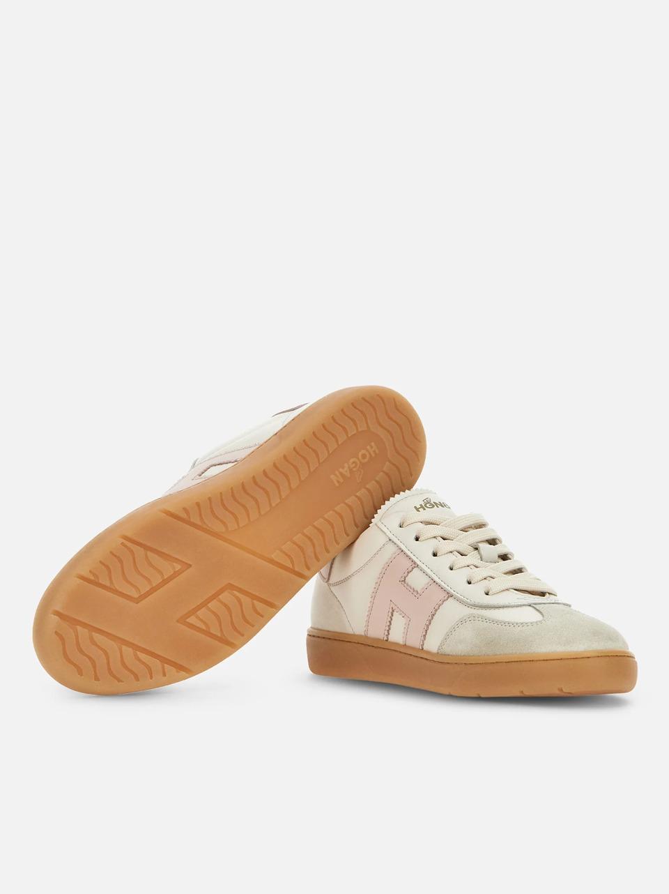sneakers cool HXW6470FB60QDA0CA7 BIANCO ROSA HOGAN 