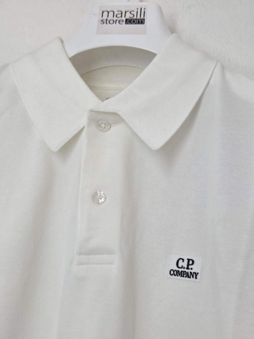 polo in stretch piquet 20CMPL108A 103 C.P COMPANY 