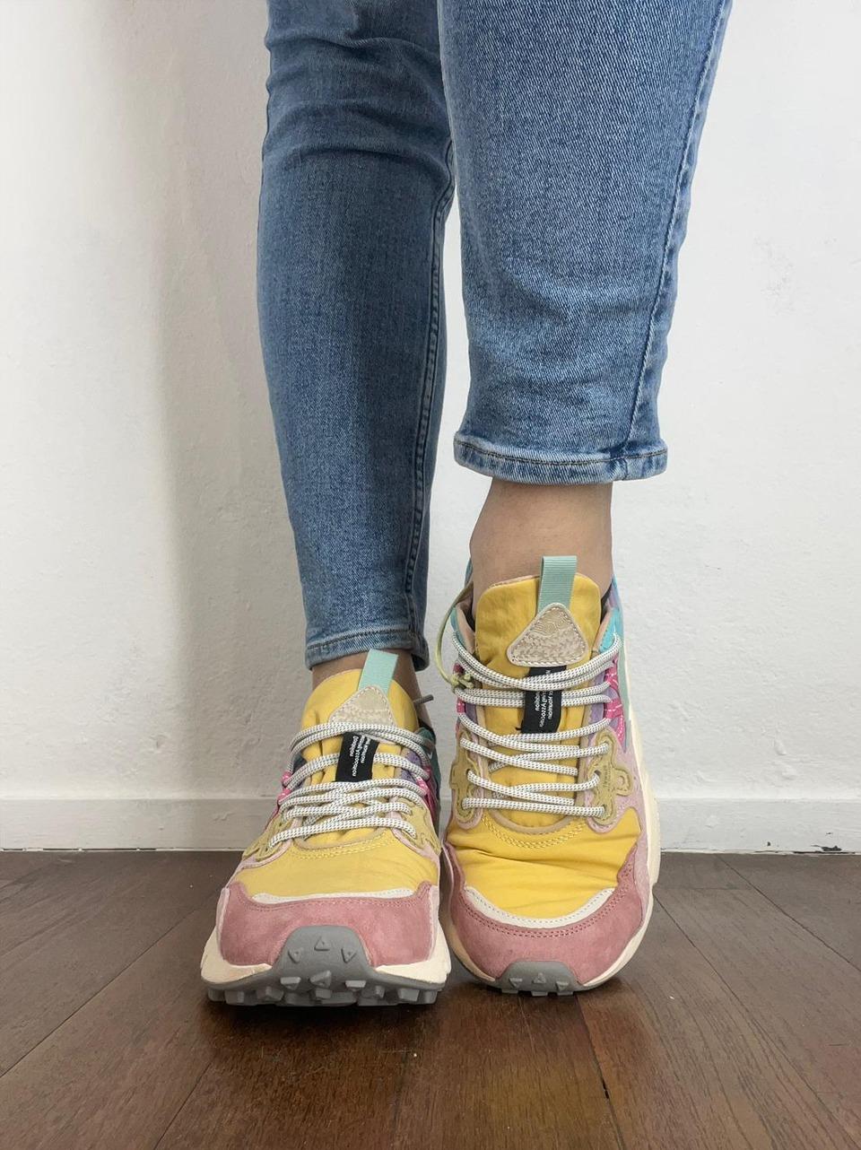 sneakers yamano3 YAMOMO31H07 PINK OGRA FLOWER MOUNTAIN 