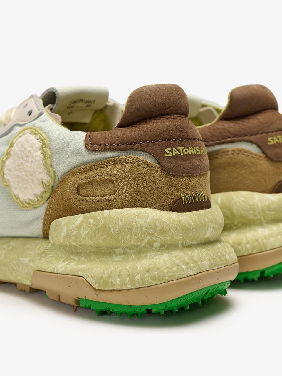 sneakers chacrona linen CHACRONA LINEN CLOUDY GRREN SATORISAN 
