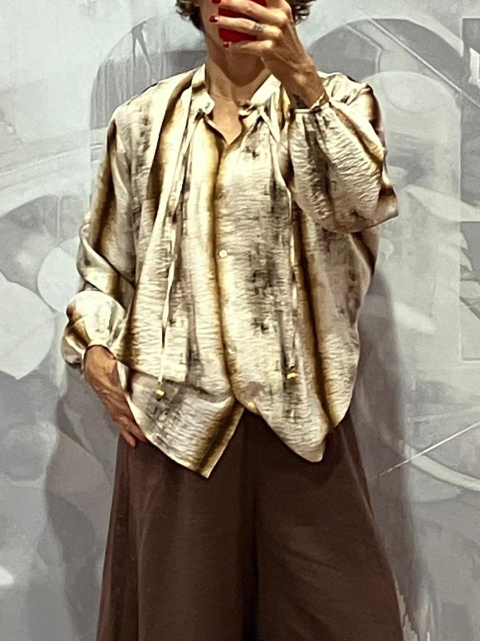 blusa stampa fur F31X1395 MMOR Souvenir 