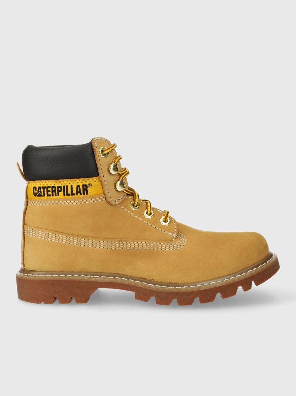 boot nabuk 110428 GIALLO CATERPILLAR 