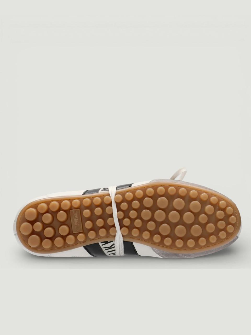 sneakers soccer 30519 BIANCO NERO BIKKEMBERGS 
