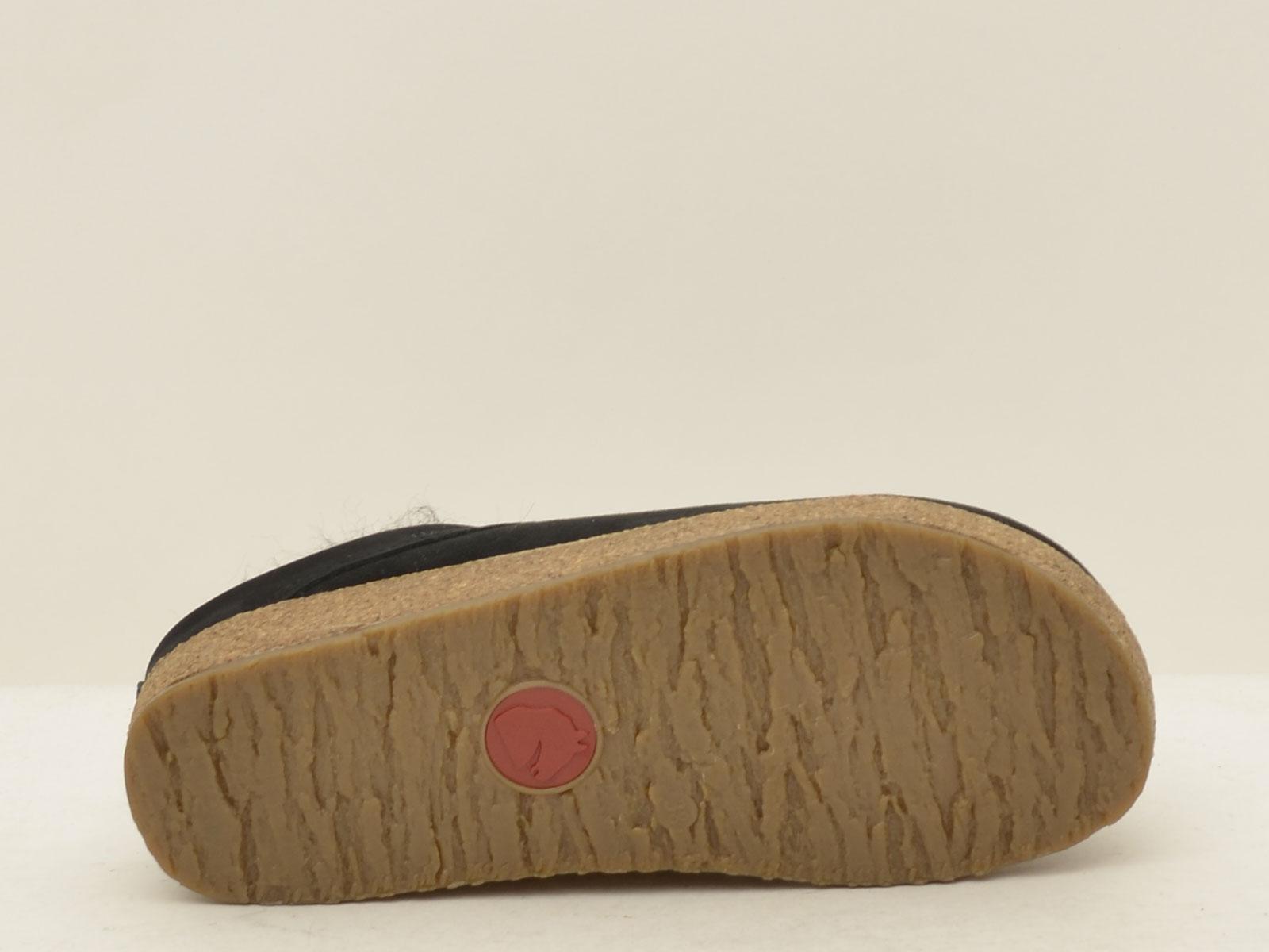 sabot snowbird in shearling 713015 03BLACK HAFLINGER 